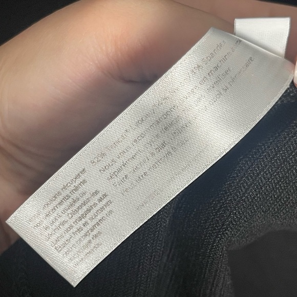 Eileen Fisher | Black Textured Open Front Blazer Jacket Tencel Career Office - Picture 4 of 12